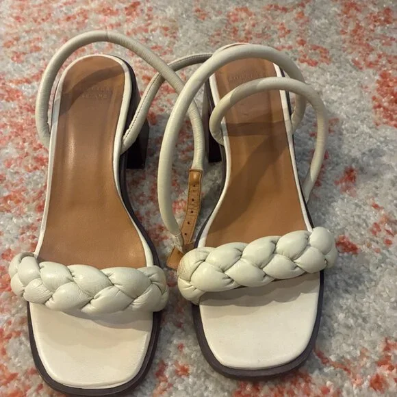 Sezane Isadora Sandals Écru. - Size 39 - Picture 2 of 9
